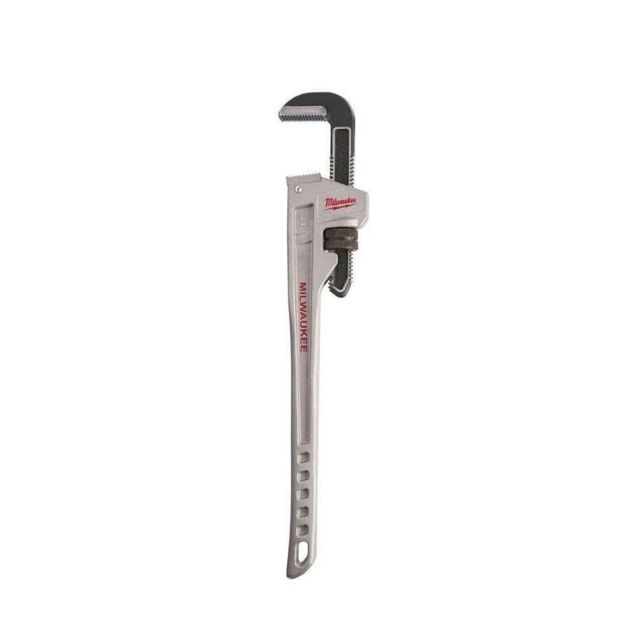 Plumbing Tools * | Milwaukee 600Mm/24Inch Aluminium Pipe Wrench 48227224