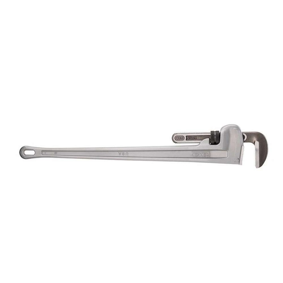 Plumbing Tools * | Ridgid Aluminum Straight Pipe Wrench