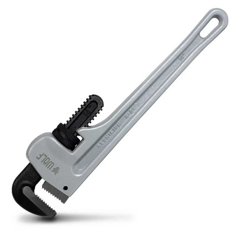 Plumbing Tools * | Wolf 350Mm Aluminium Pipe Wrench Wpa350