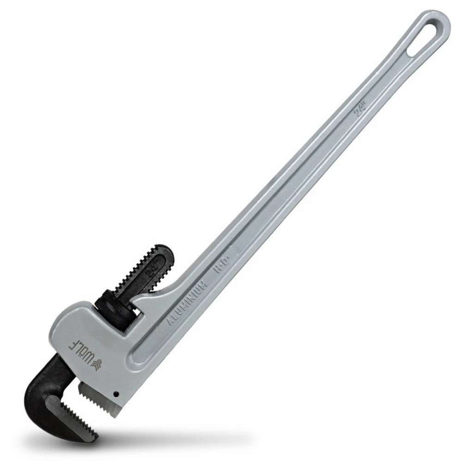 Plumbing Tools * | Wolf 600Mm Aluminium Pipe Wrench Wpa600