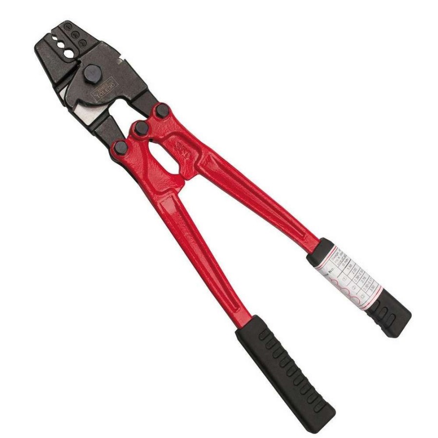 Plumbing Tools * | Toledo 350Mm Cutting, Crimping & Swaging 3 Hole 316007