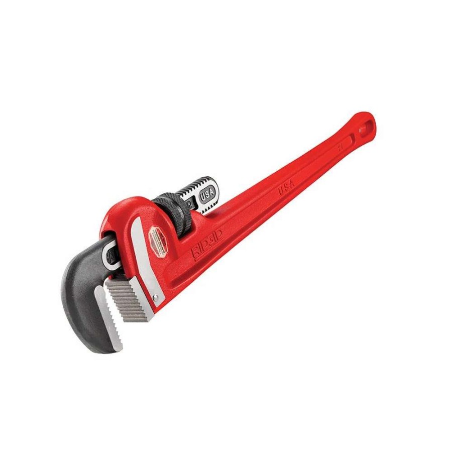 Plumbing Tools * | Ridgid 600Mm 24Inch Heavy Duty Steel Pipe Wrench