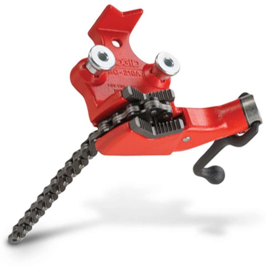 Plumbing Tools * | Ridgid 15-110Mm Pipe Bench Chain Vice 40200